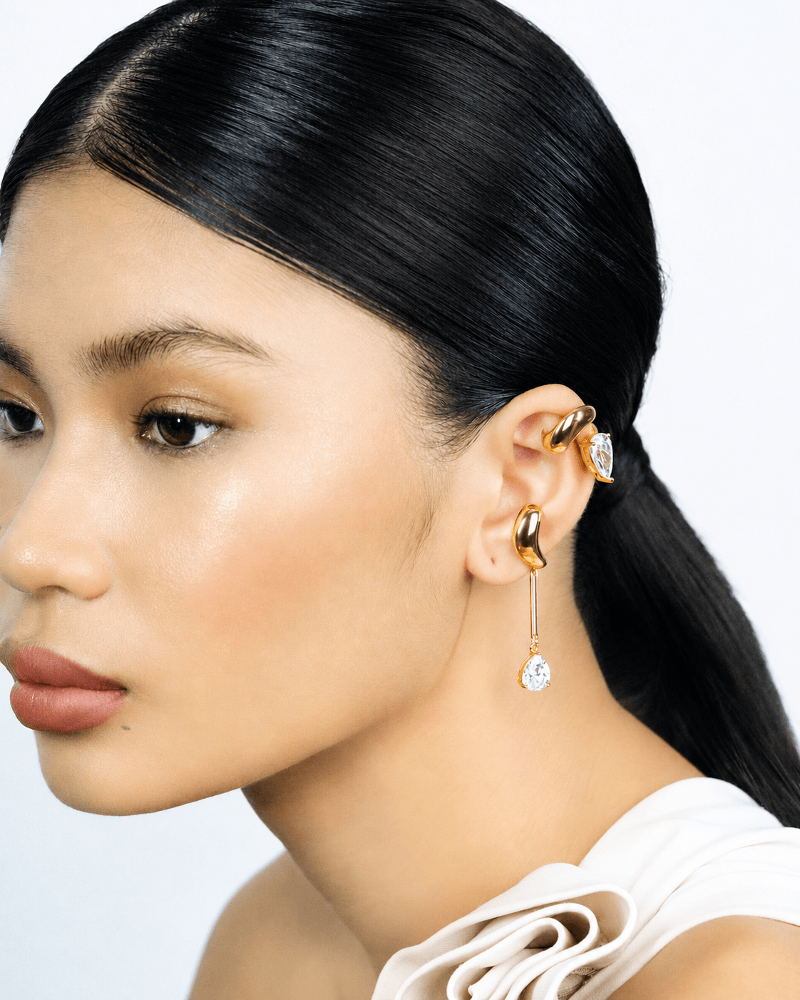 Teardrop Zircon Ear Cuff