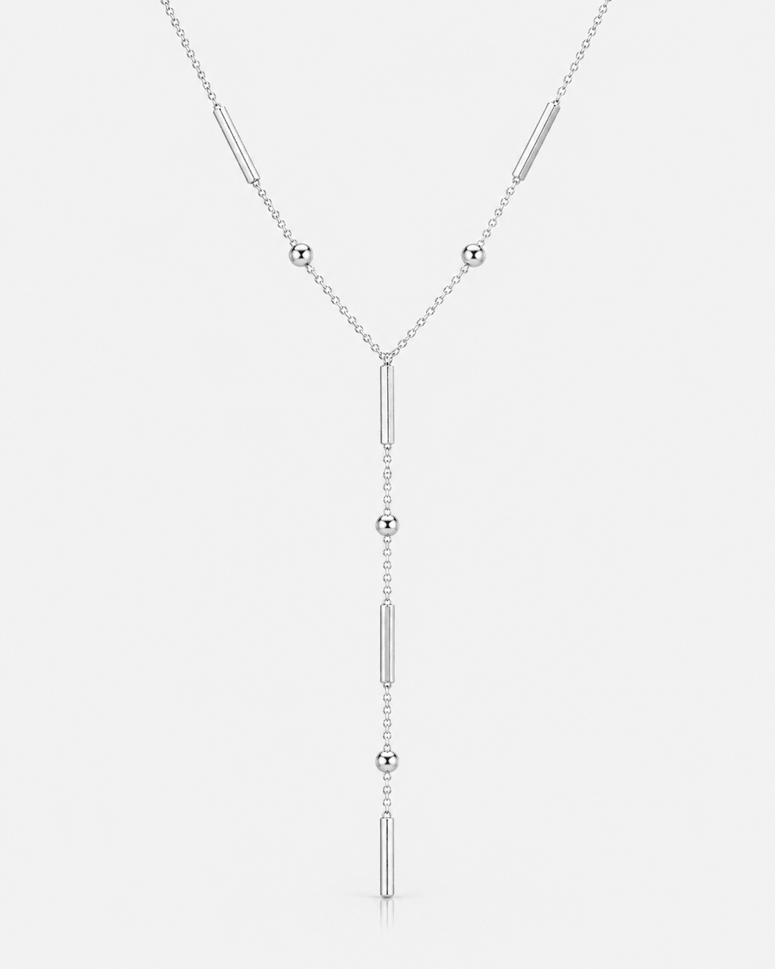 Bar Bead Y Necklace