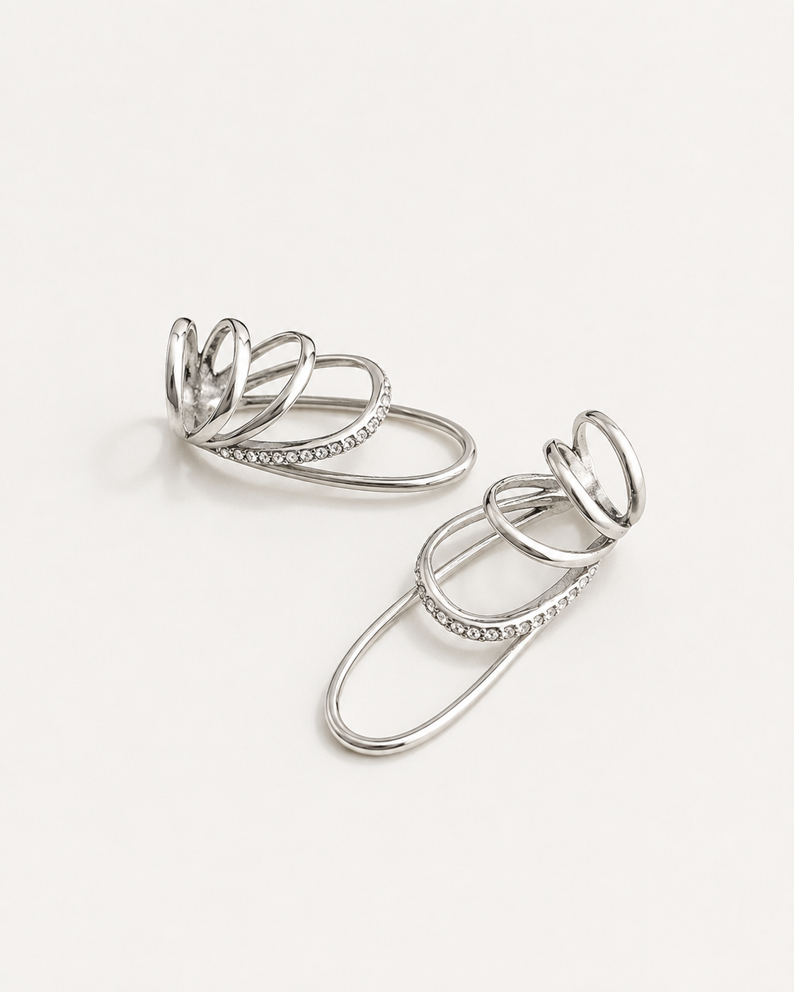Crystal Wing Ear Climber