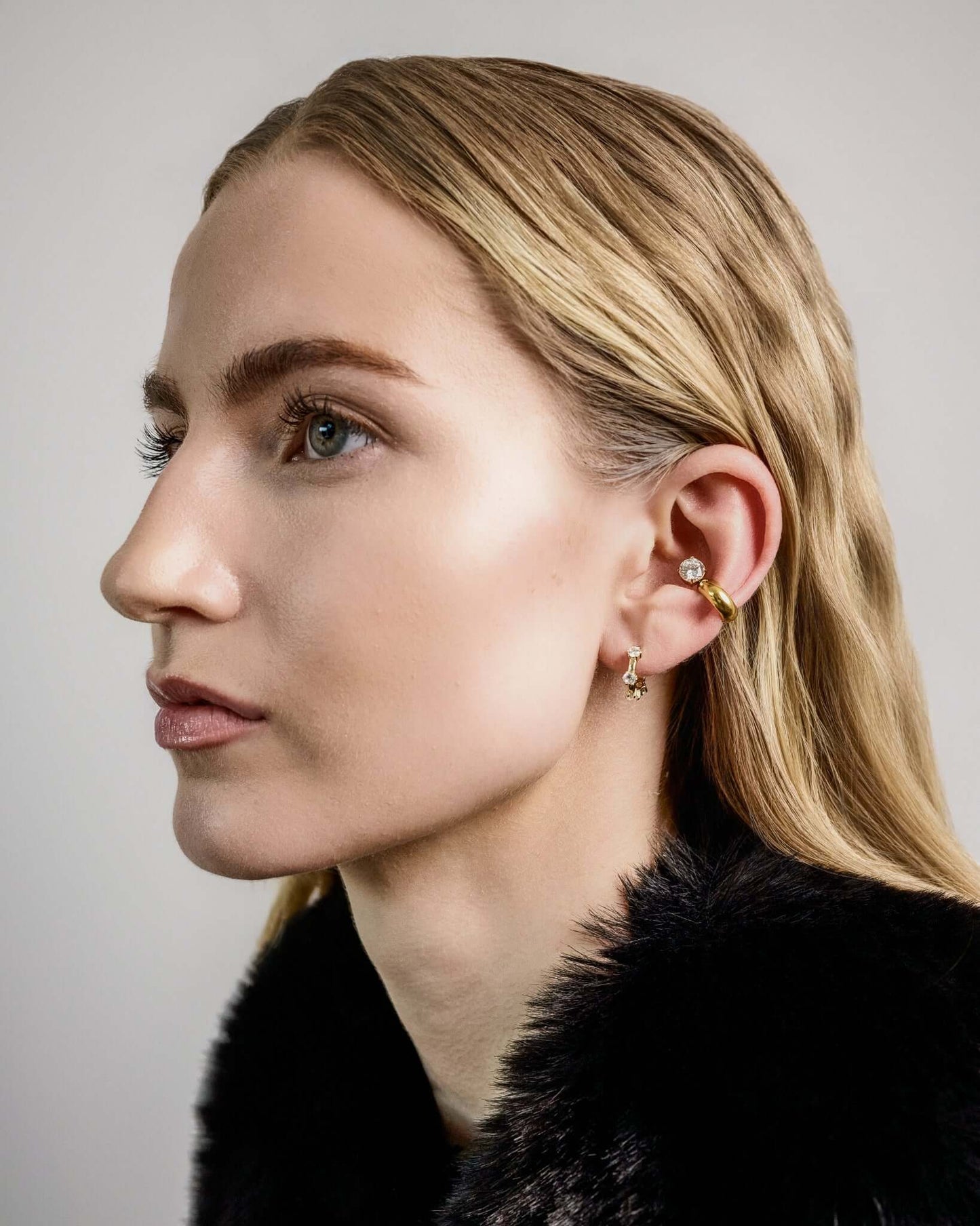 Crystal Hoop Ear Cuff