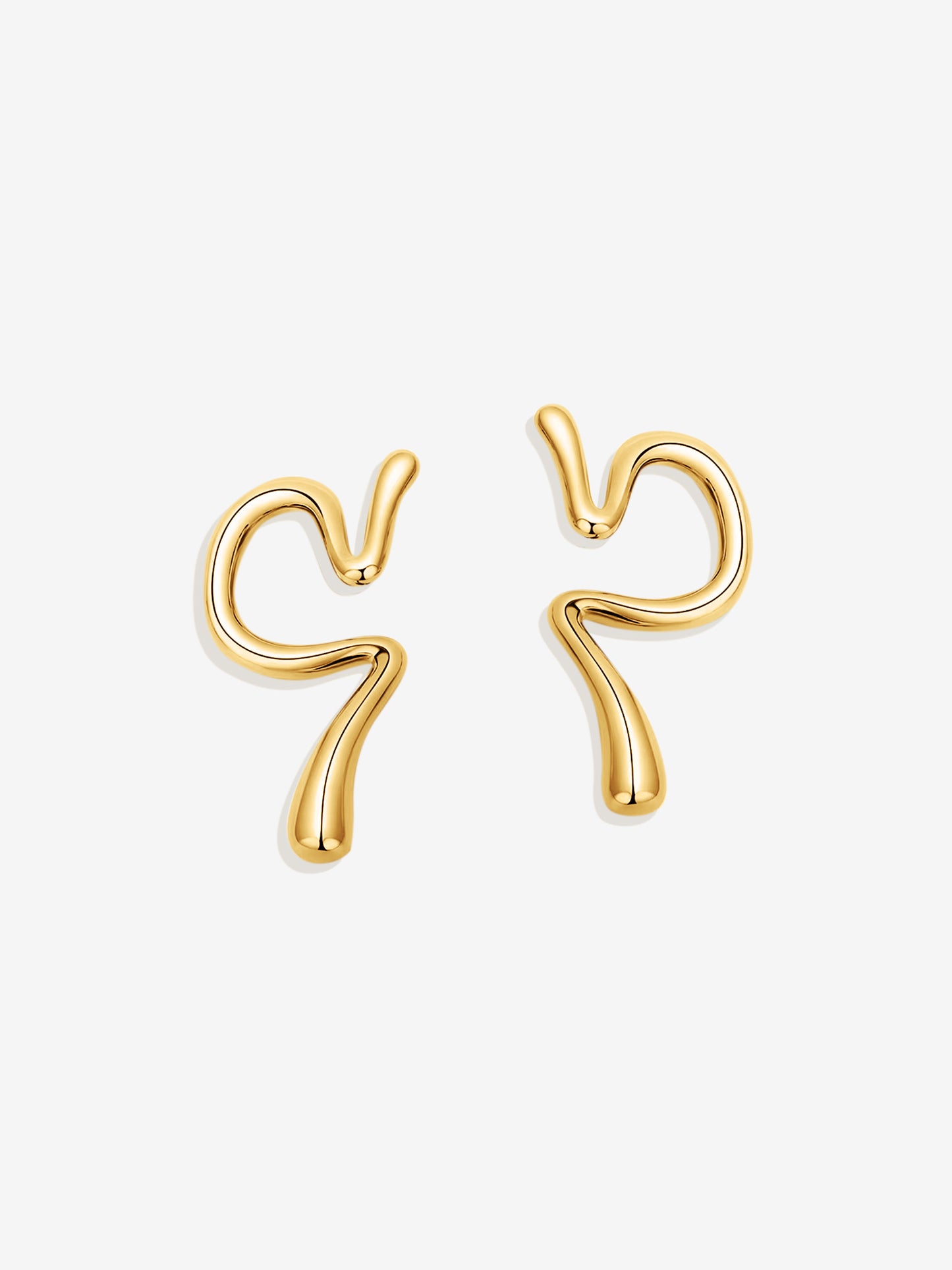 Abstract Wavy Ear Cuff