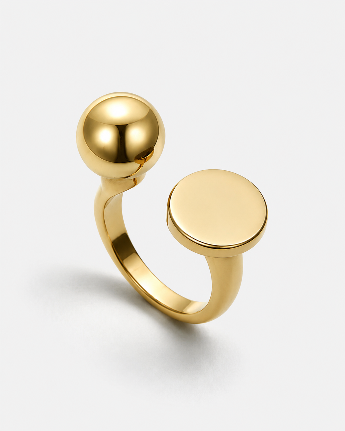 Ball Disc Statement Ring
