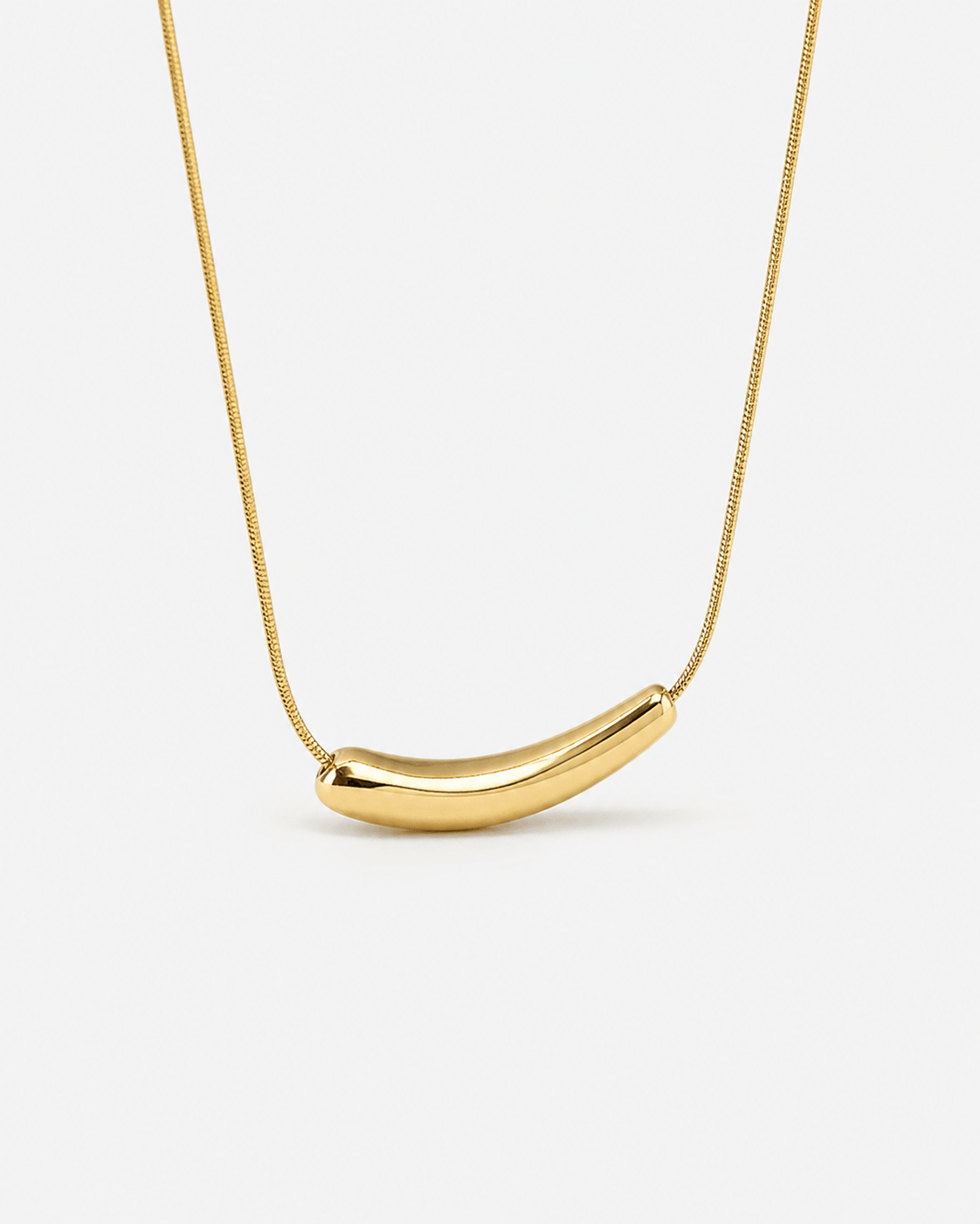 Swirl Bar Necklace