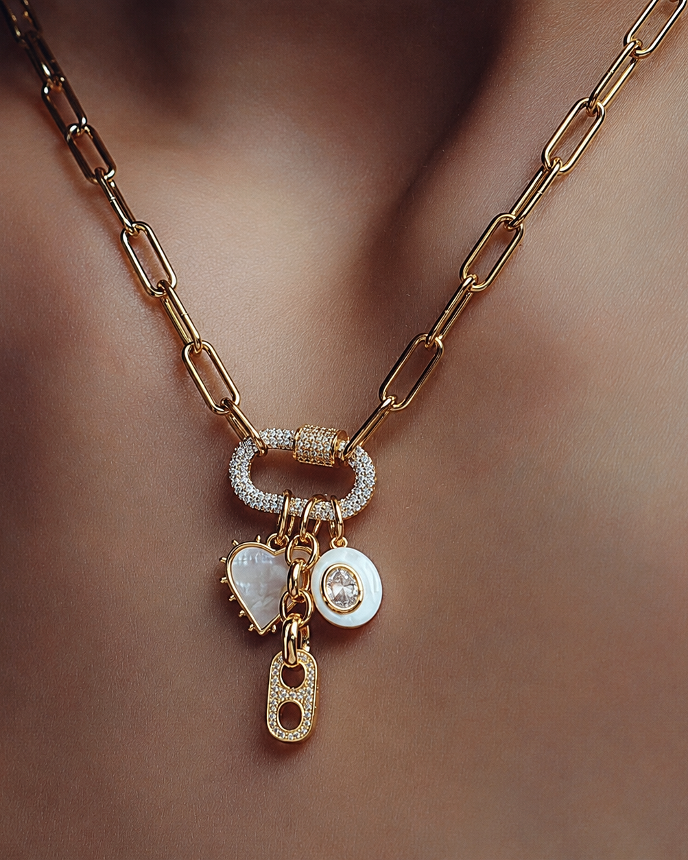 Carabiner Chain Multiple Charms