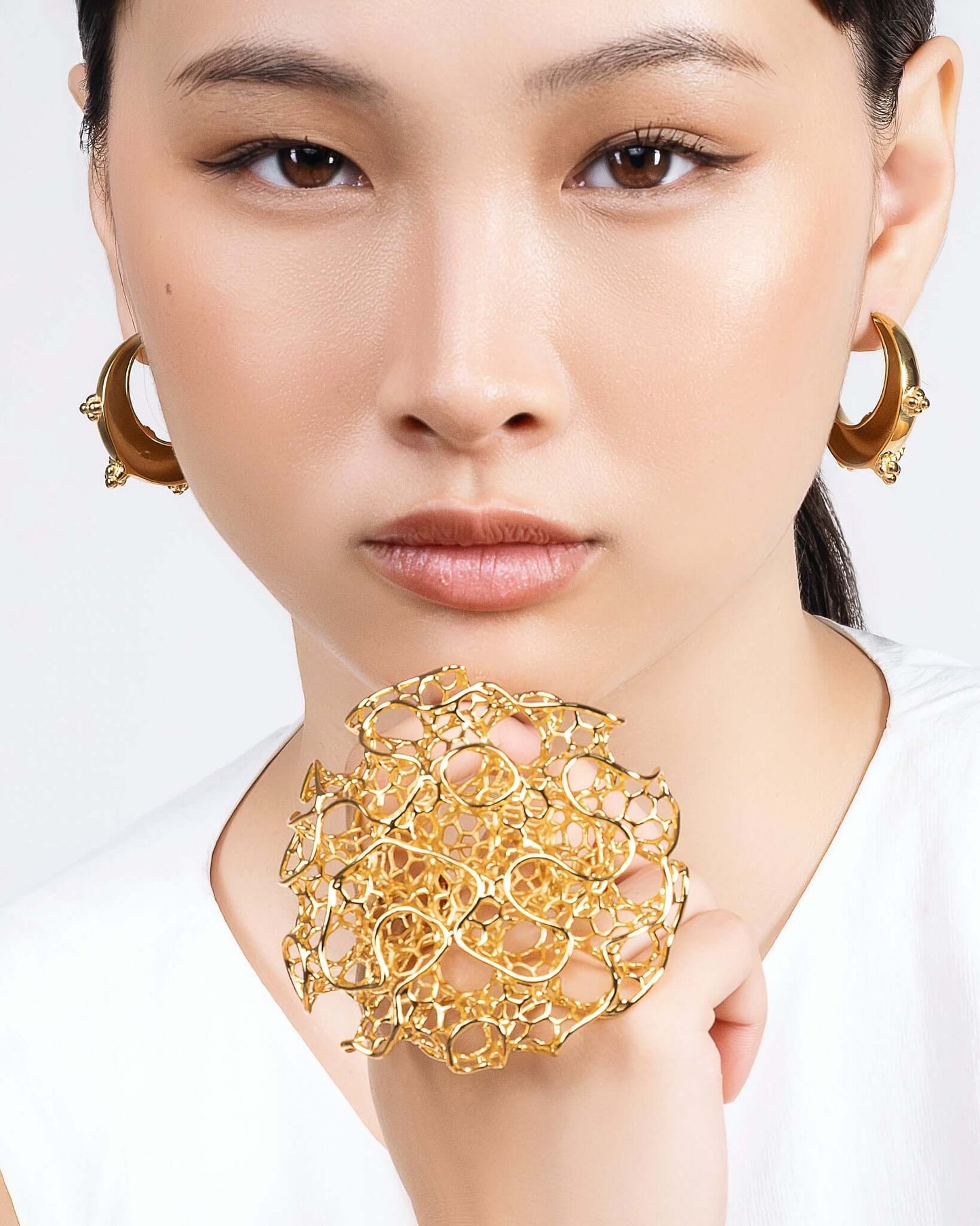 Sculptural Open-Work Ring