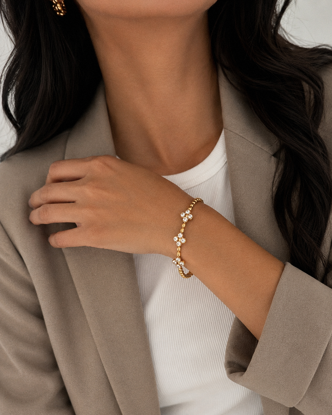 Clover Tennis Bracelet