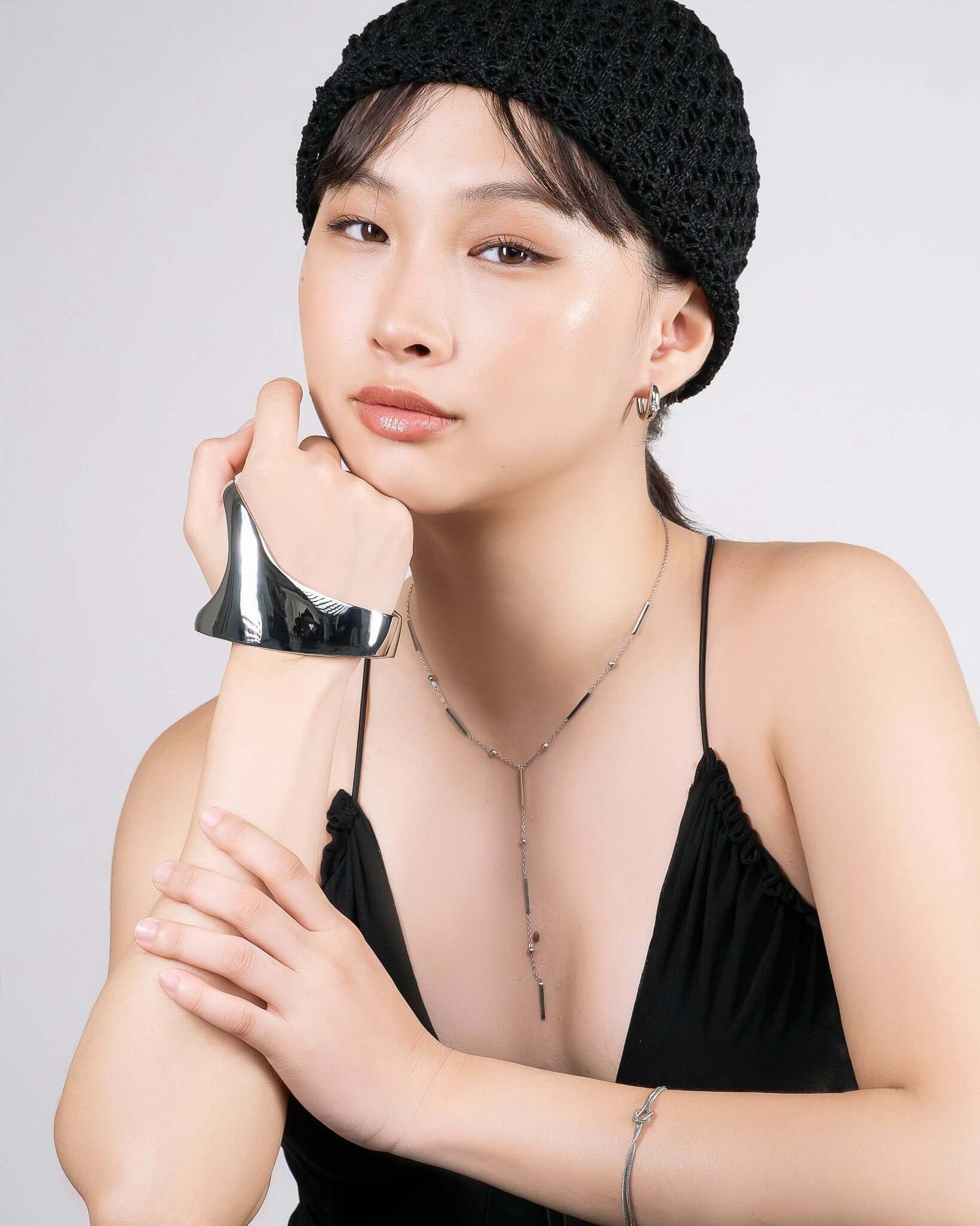 Bar Bead Y Necklace