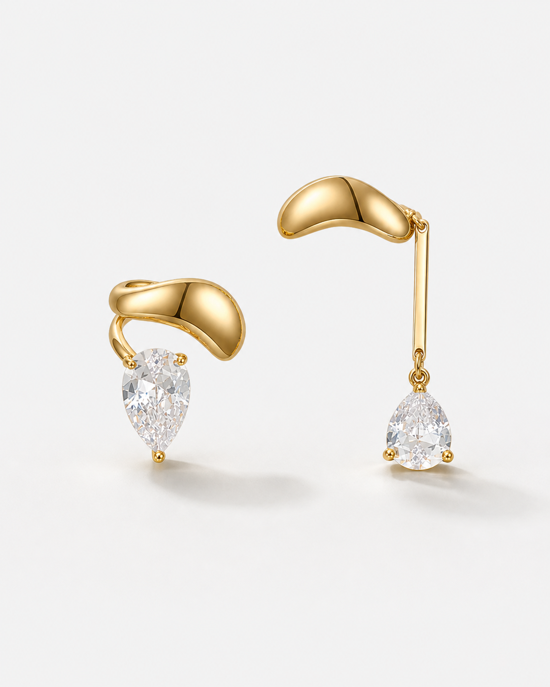 Teardrop Zircon Ear Cuff