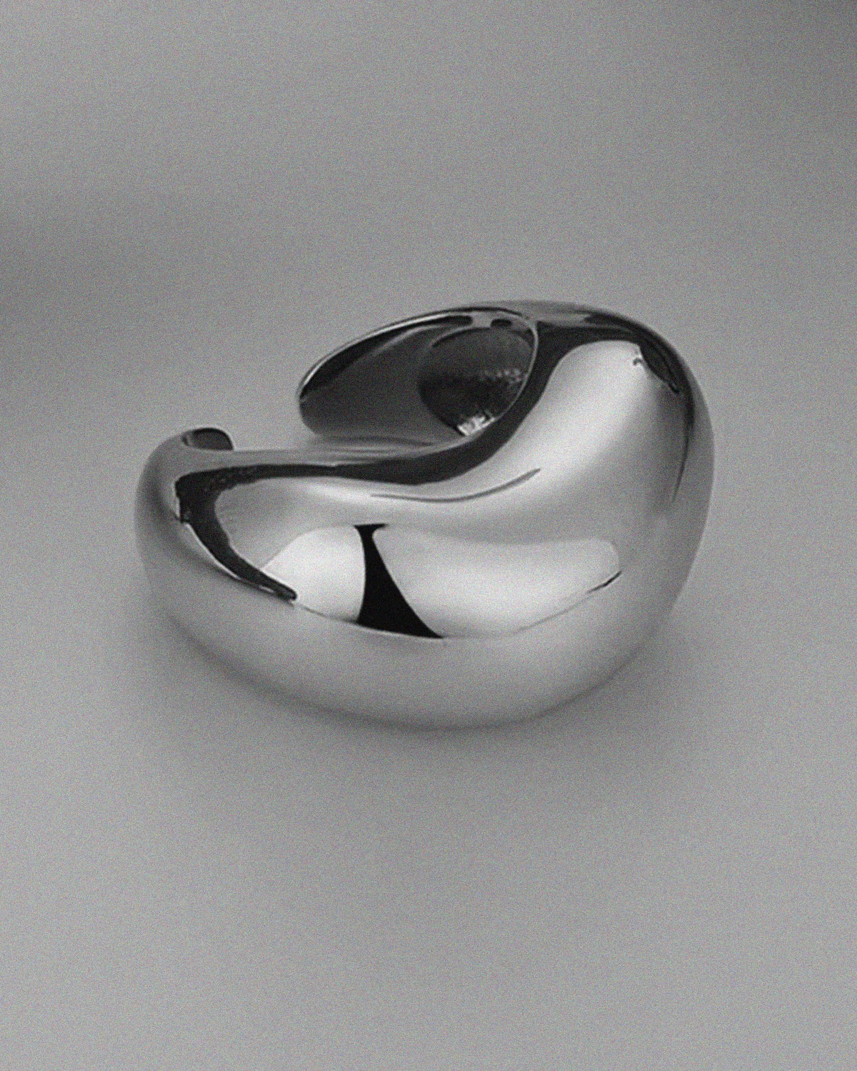 Chunky Dome Ring | Silver Oversized Statement Dome Rings – RRule The Label
