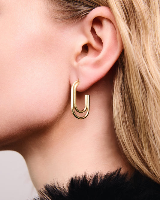 Double Loop Drop Hoops