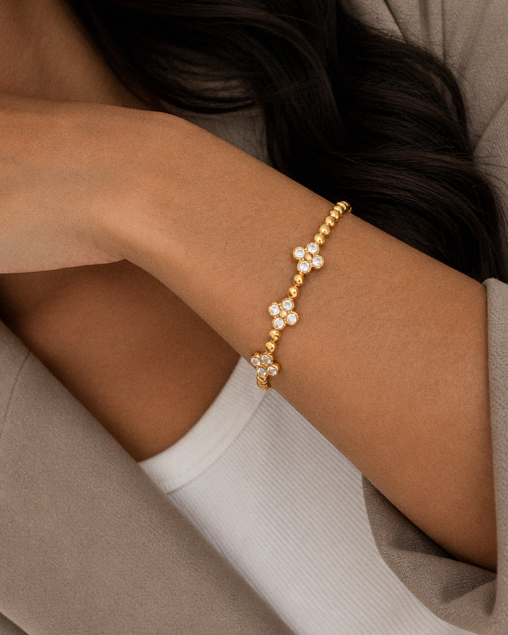 Clover Tennis Bracelet