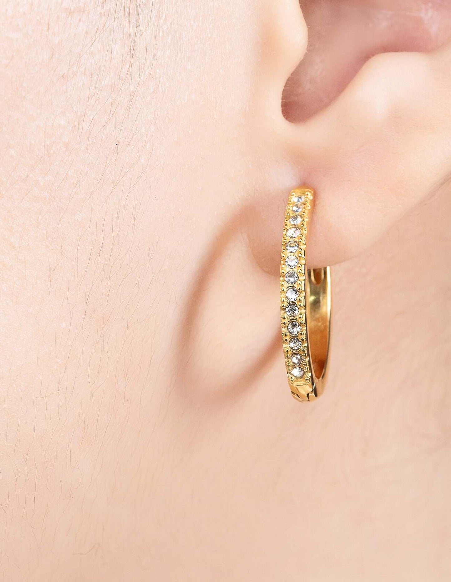 CZ Crystal Hoop