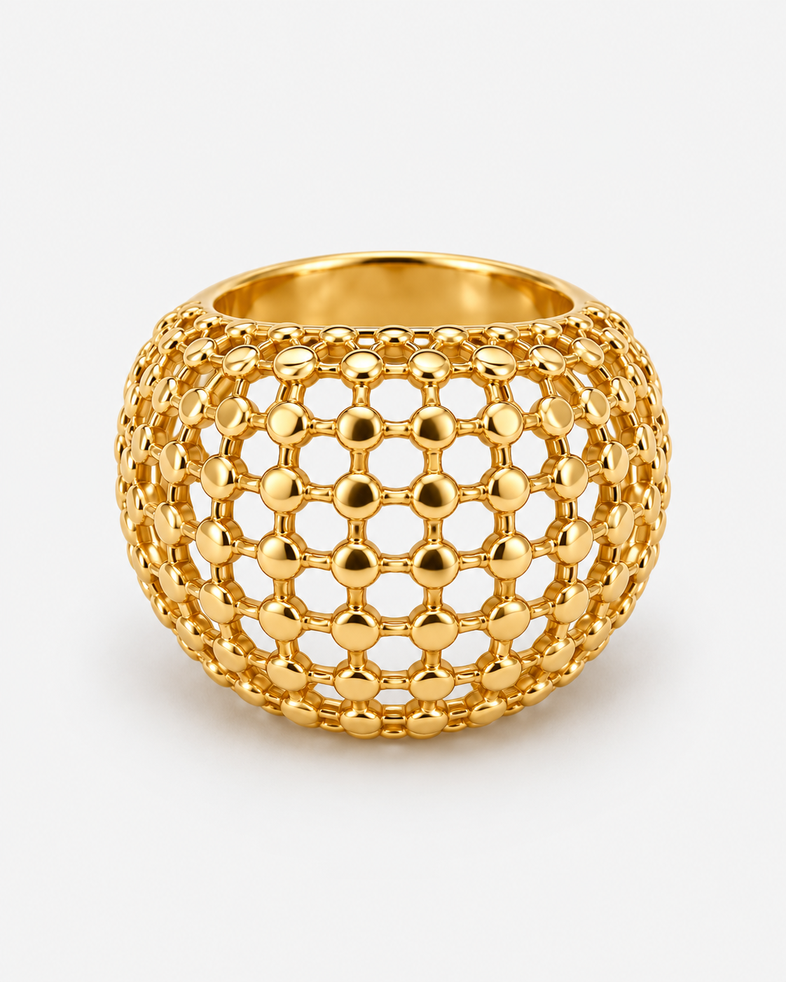 Openwork Dome Ring
