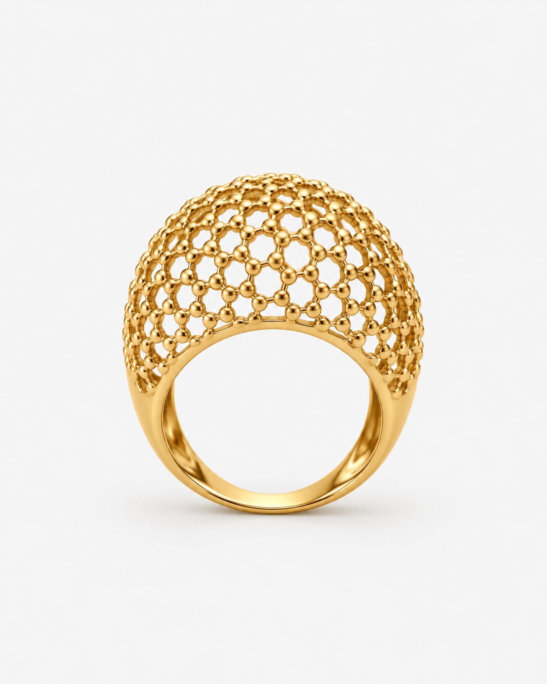 Openwork Dome Ring