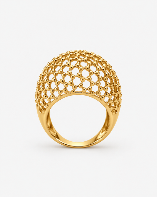 Openwork Dome Ring