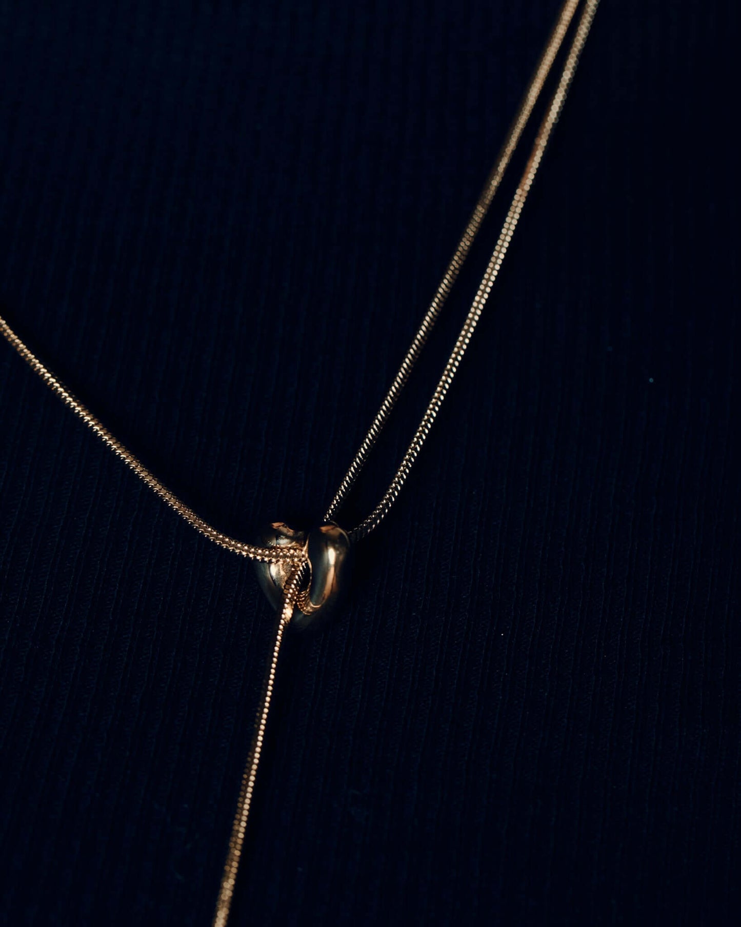 Knot Pearl Drop Necklace