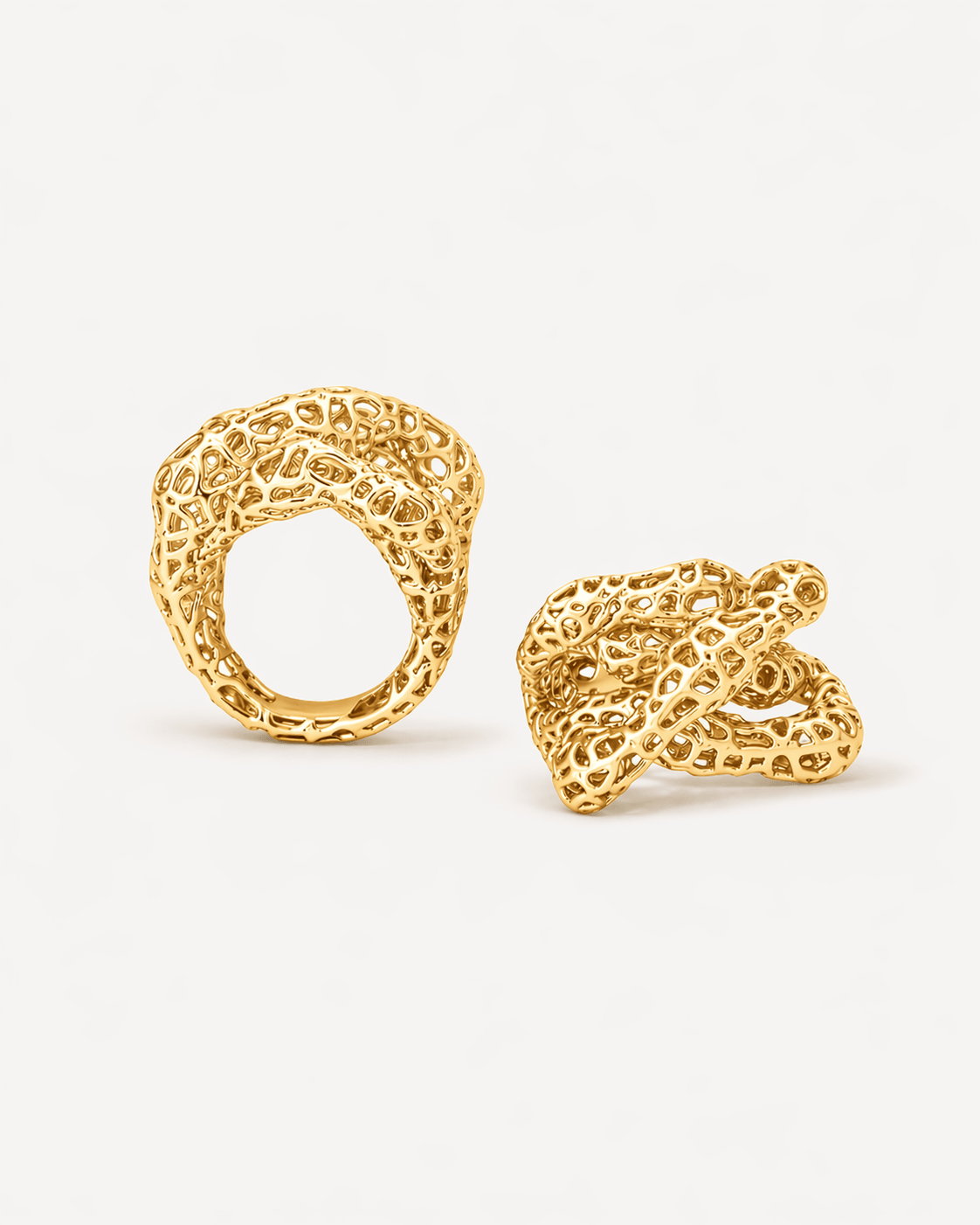 Open-Work Knot Ring