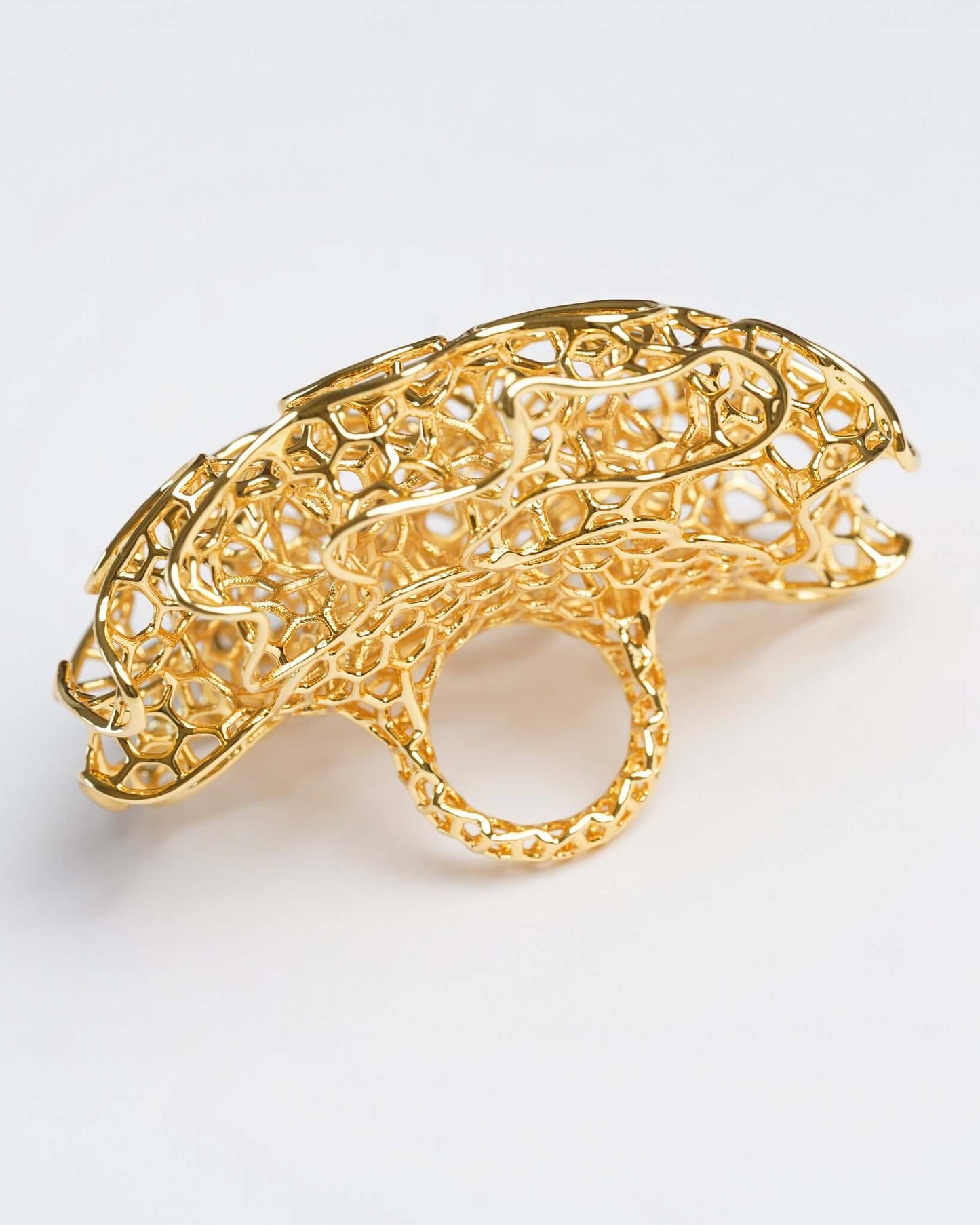 Sculptural Open-Work Ring