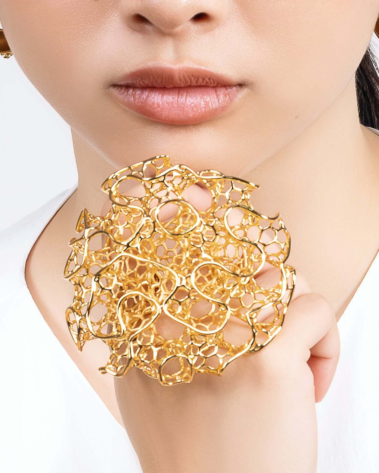 Sculptural Open-Work Ring