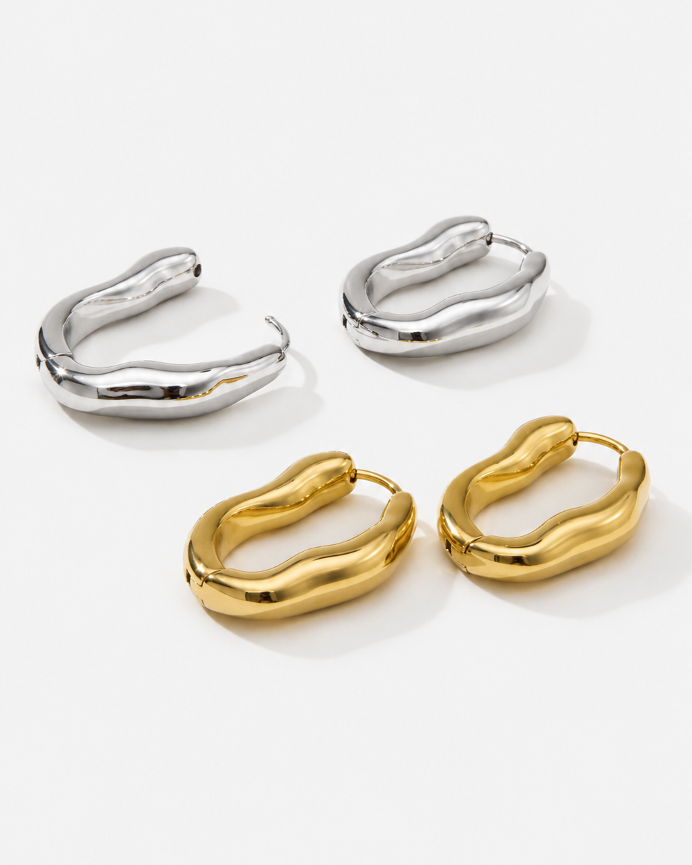 Wavy Hoops