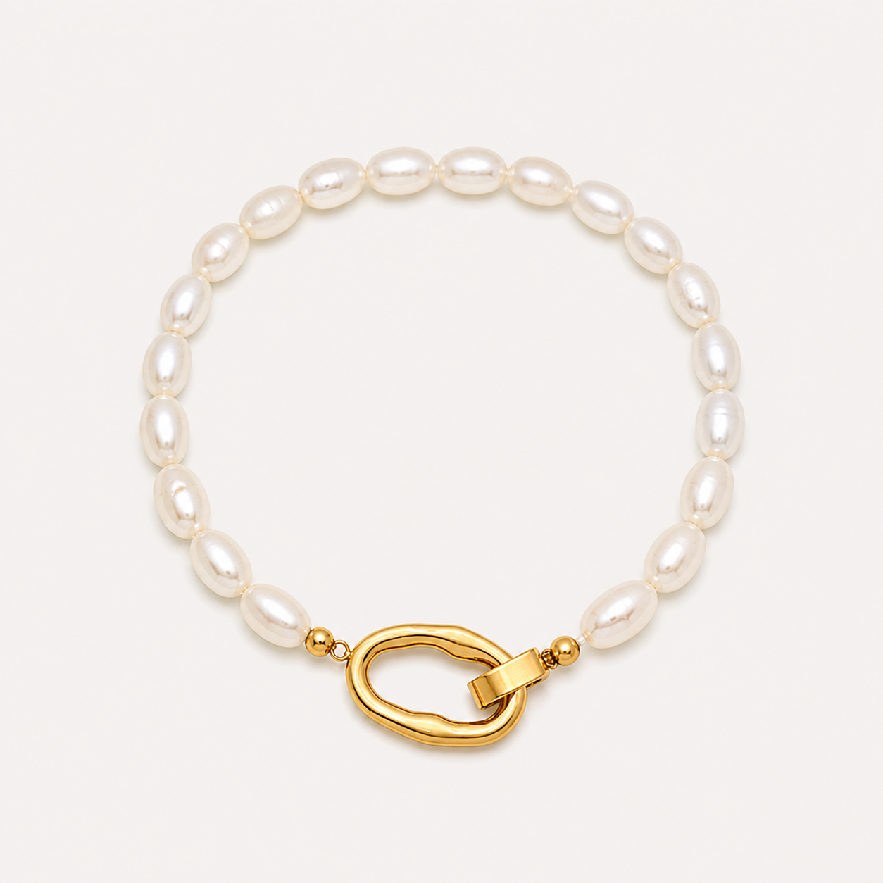 Pearl Set Necklace & Bracelet