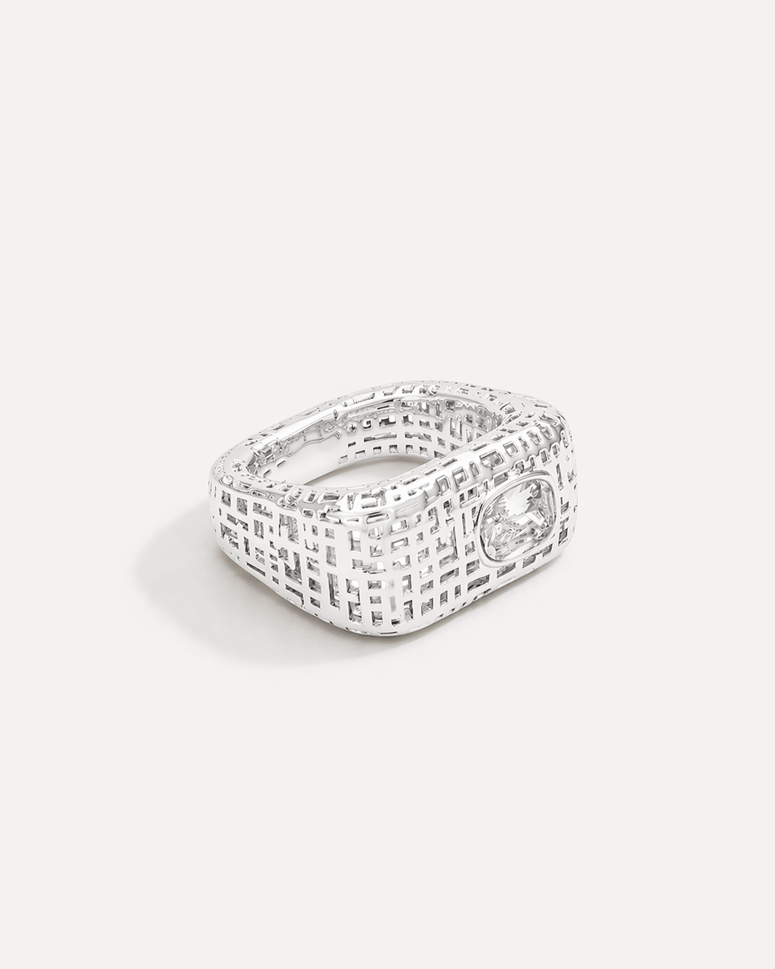 Open-Work Square Ring