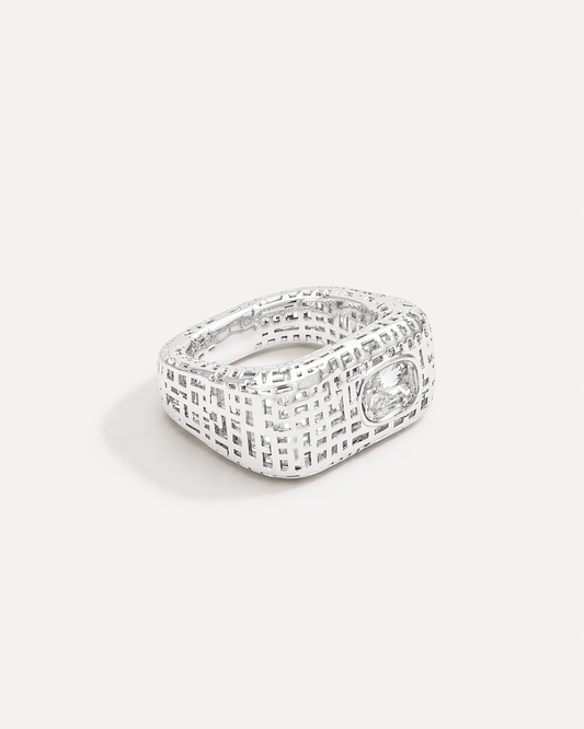 Open-Work Square Ring