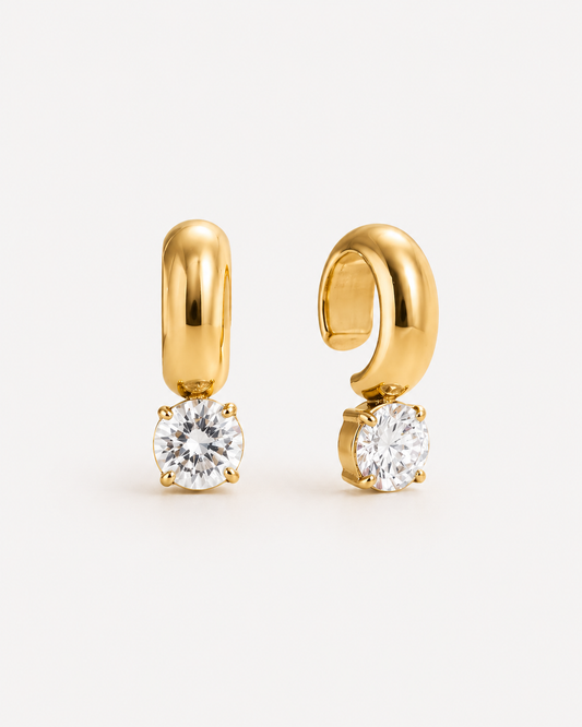 Crystal Hoop Ear Cuff