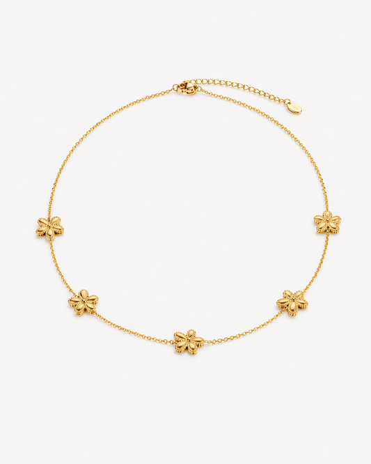 Flower Charm Necklace