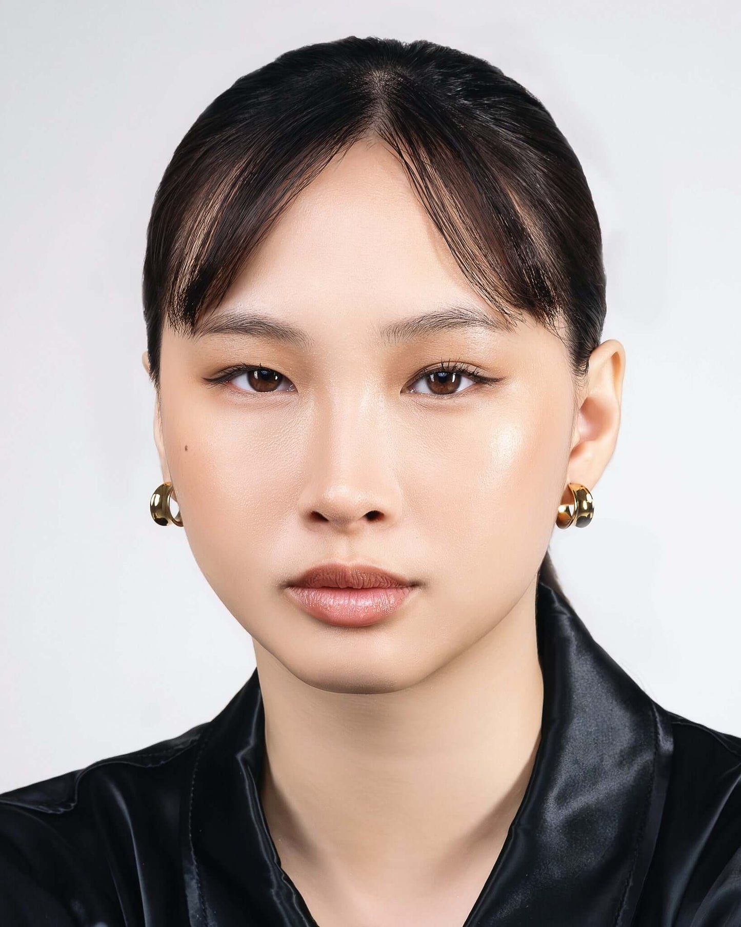 Wide Gold Hoops