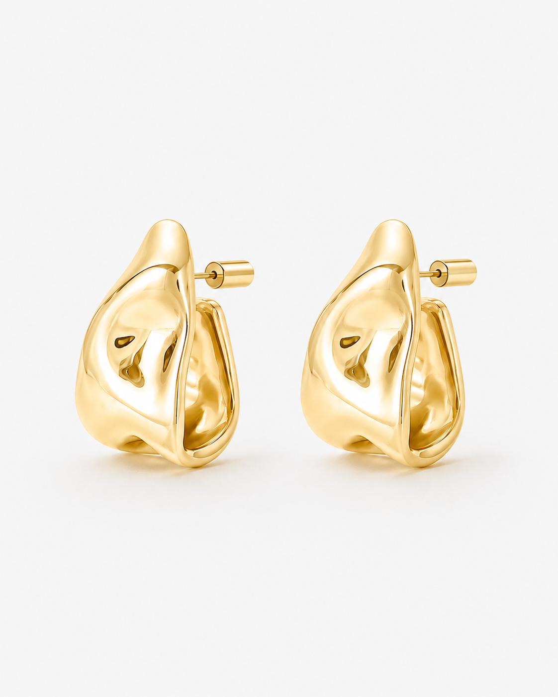 Molten Gold Hoops