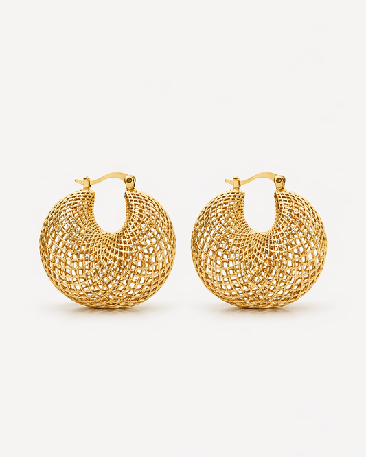 Openwork Mesh Hoop