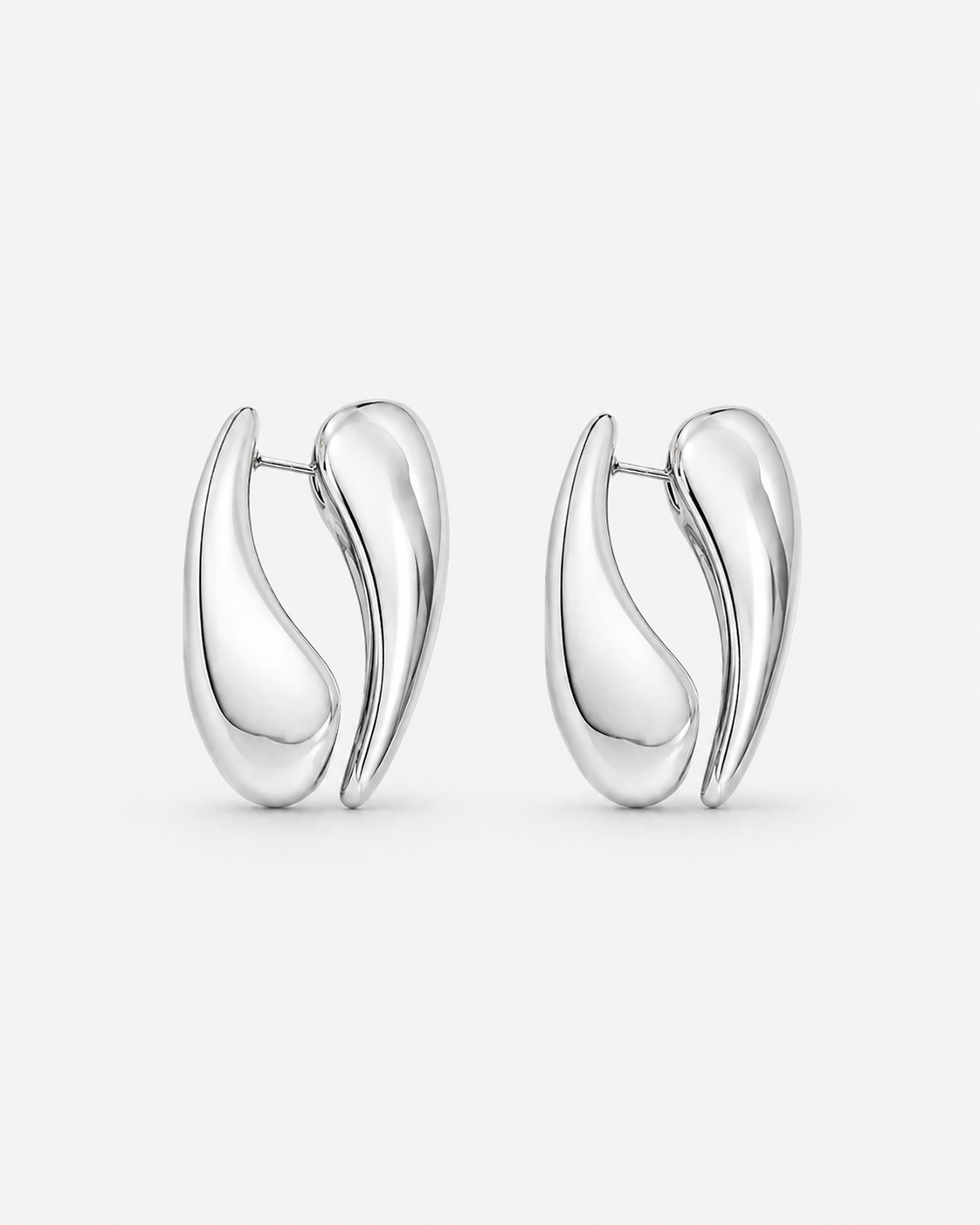 Two-Sided Teardrop Studs
