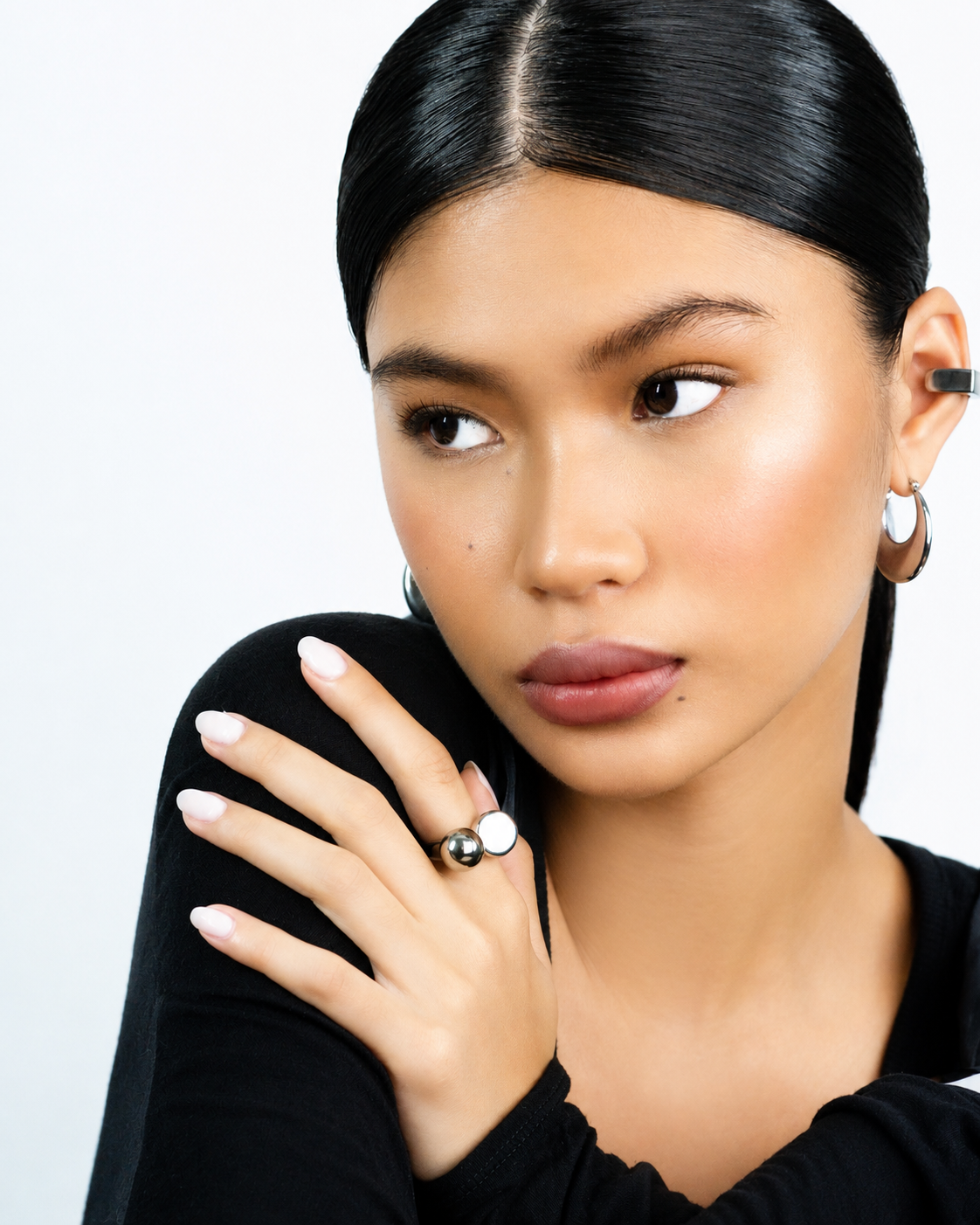 Ball Disc Statement Ring