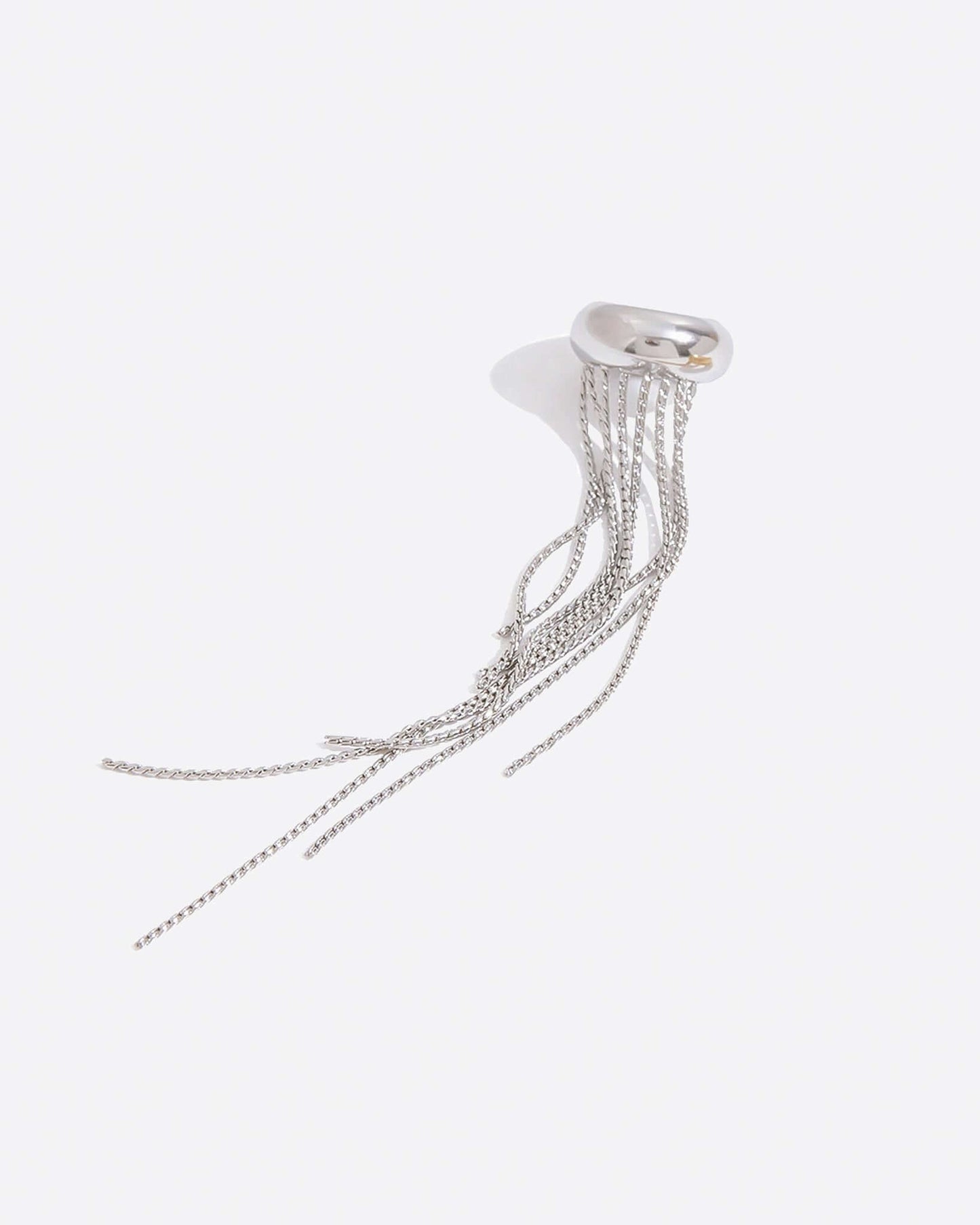 Dome Chain Ear Cuff