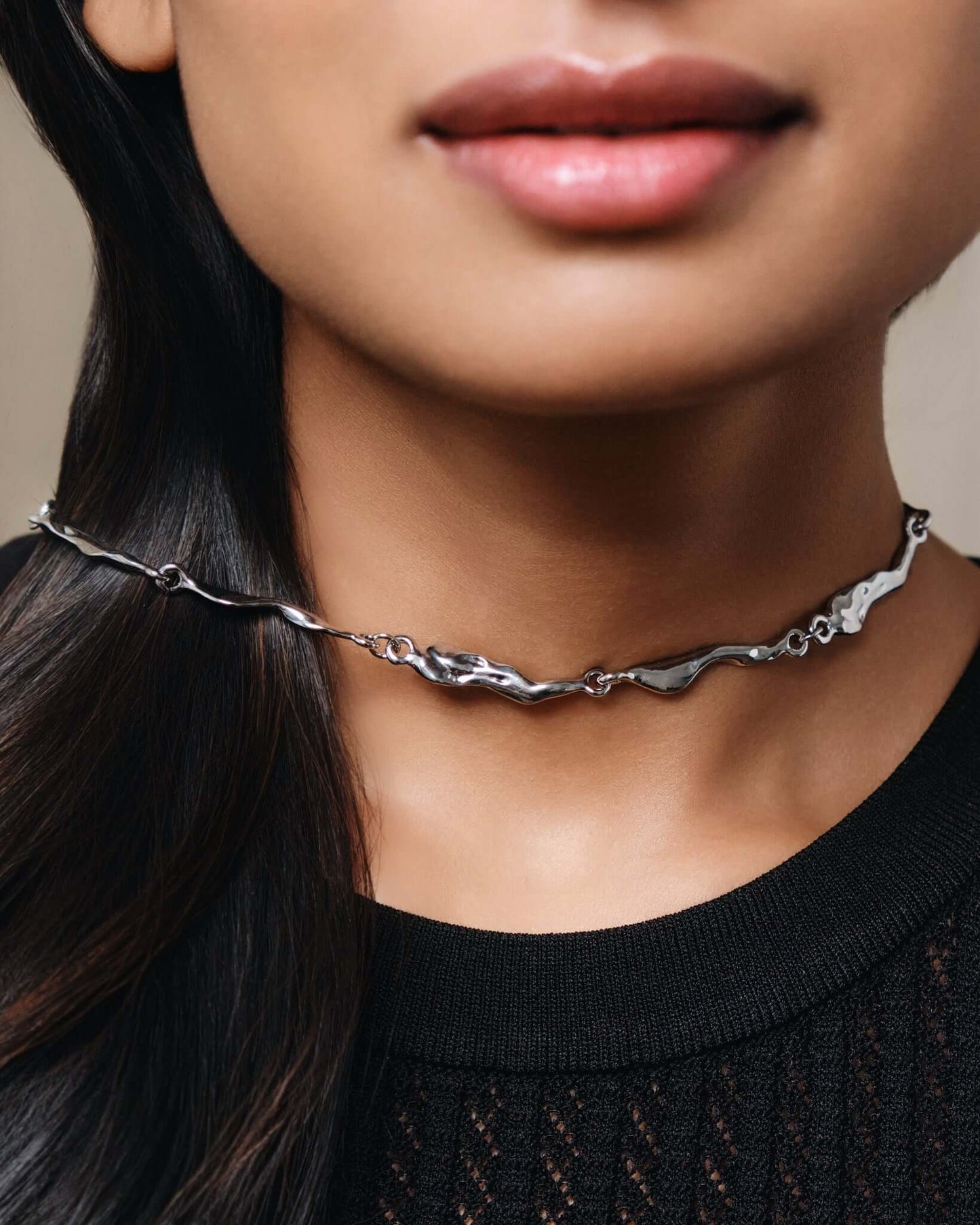 Molten Link Necklace