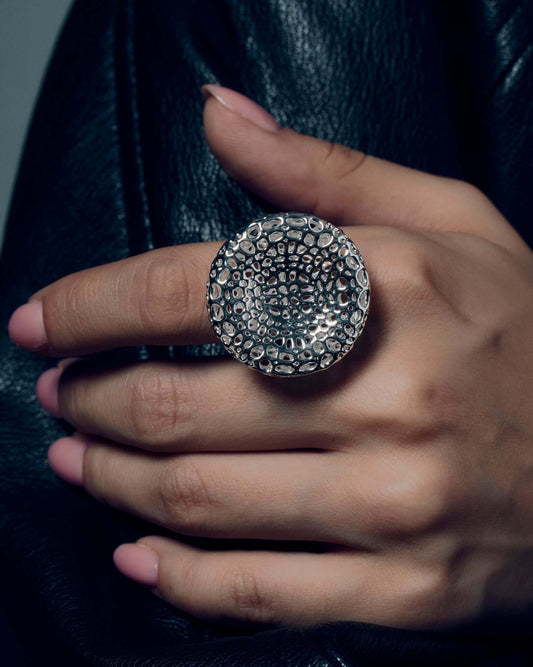 Open-Work Dome Ring