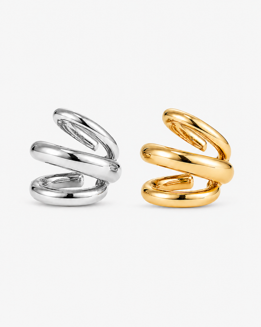 Tripe Band Ear Cuff