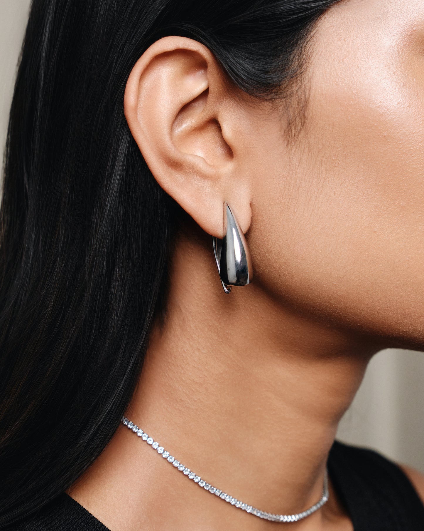 Two-Sided Teardrop Studs