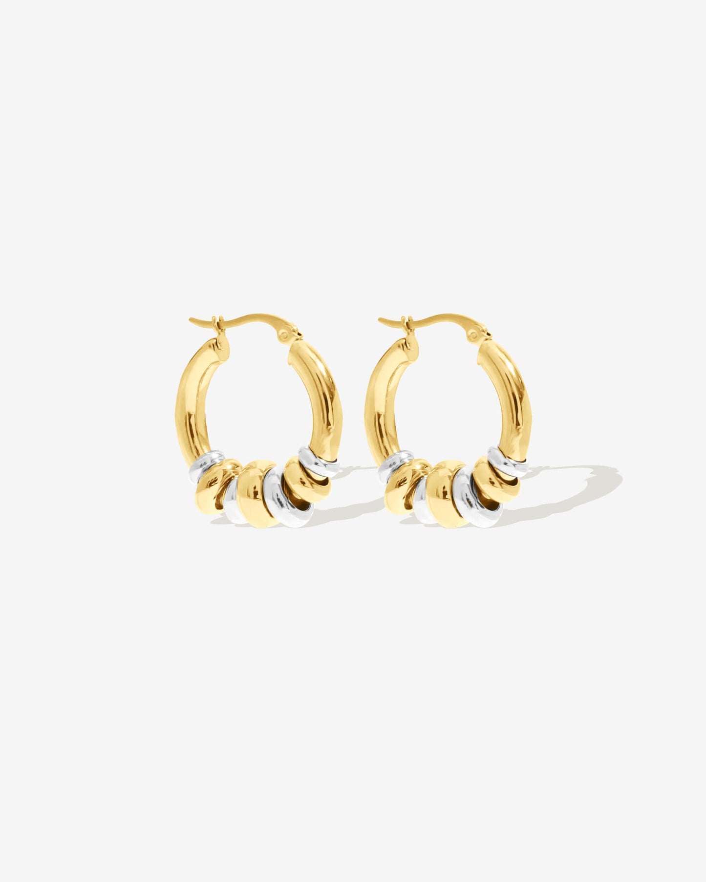 Beaded Hoops